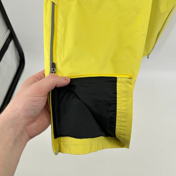 Men's Neon Yellow Nike Storm-Fit Nylon Windbreaker Track Pants Sz L 848915-729 - Picture 10 of 11